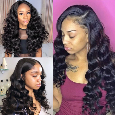 lumiere 4 Bundles Indian Loose Wave Virgin Human Hair Extension 8-40 inches