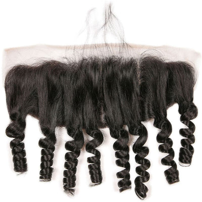 10A Straight Funmi 4 Human Hair Bundles With 13x4 HD Lace Frontal  4+1 PCS/Package