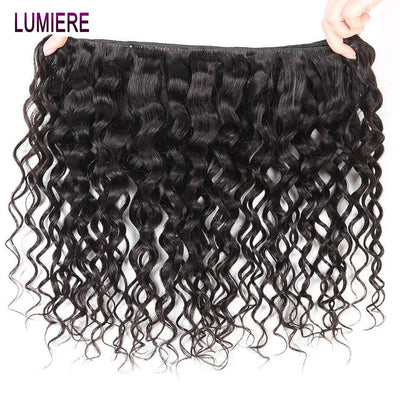lumiere Malaysian Water Wave Virgin Hair 3 Bundles Human Hair Extension 8-40 inches - Lumiere hair