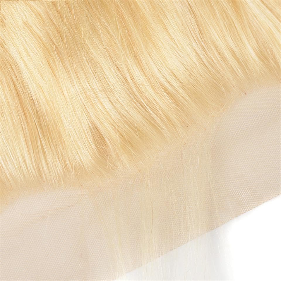 613 Blonde Color 2 Bundles Body Wave with 13x4 Frontal Virgin Human Hair