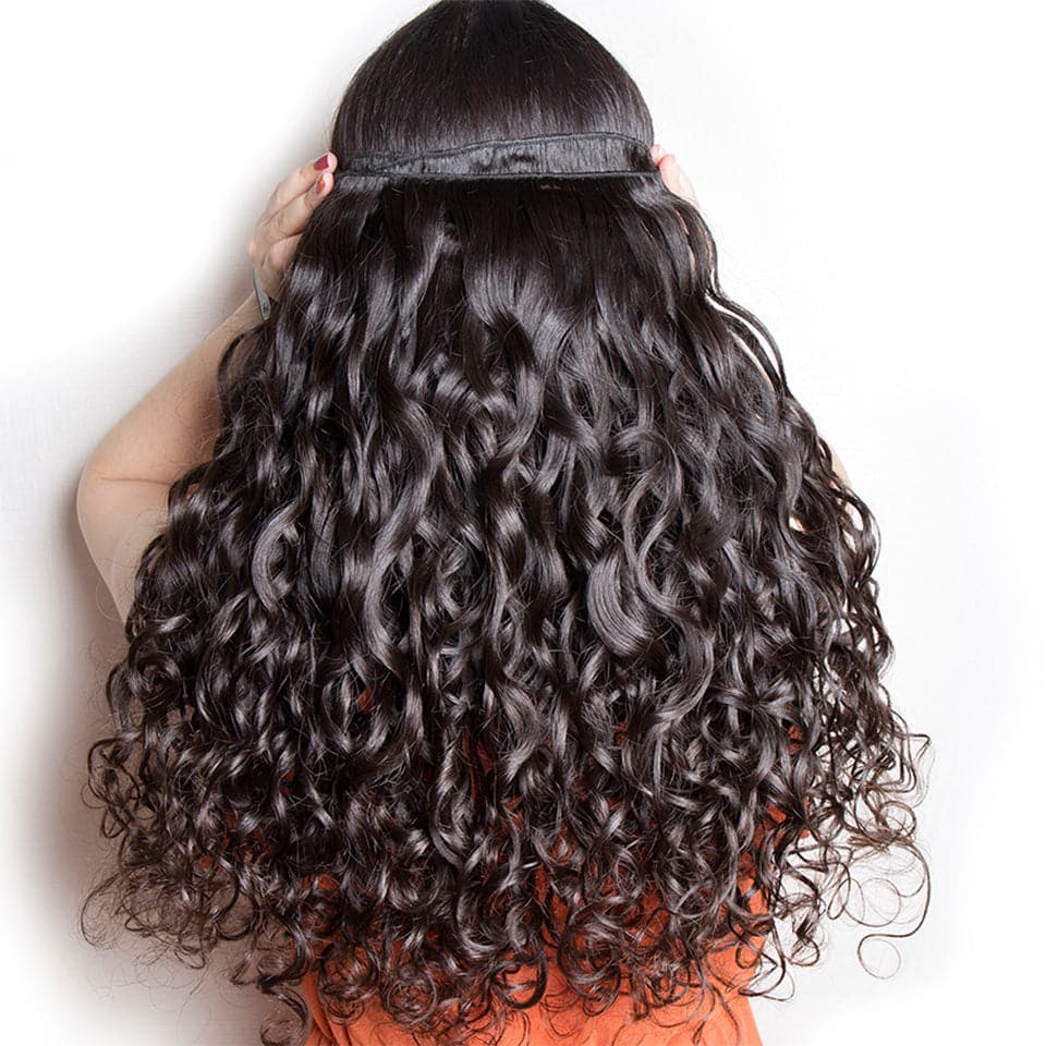 lumiere Indian Water Wave Virgin Hair 3 Bundles Human Hair Extension 8-40 inches - Lumiere hair