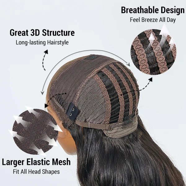 Lumiere Air Wig 13x4 Lace Frontal straight Quick & Easy Glueless Wig With Breathable Cap