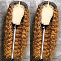 Lumiere 1B/27 Ombre Deep Wave 4x4/5x5/13x4 Lace Closure/Frontal 150%/180% Density Wigs For Women Pre Plucked