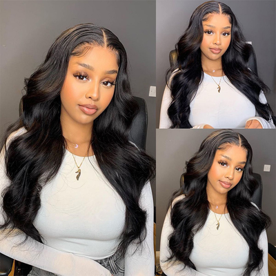 Lumiere Body Wave lace Closure & frontal human hair Wigs pre-plucked With Baby Hair 150% Density - Lumiere hair