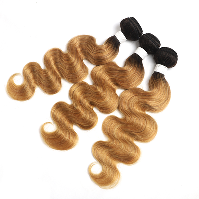 lumiere 1B/27 Ombre Body Wave 3 Bundles 100% Virgin Human Hair Extension