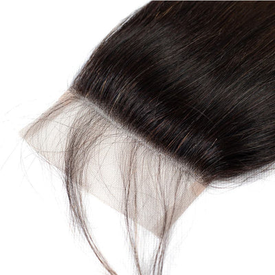 lumiere 1B/27 Ombre Straight Hair 4 Bundles With 4x4 Closure Pre Colored human hair - Lumiere hair