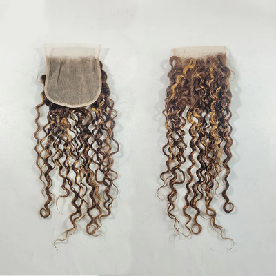 Highlight P4/30 Water Wave 4x4 Lace Closure one piece for black women