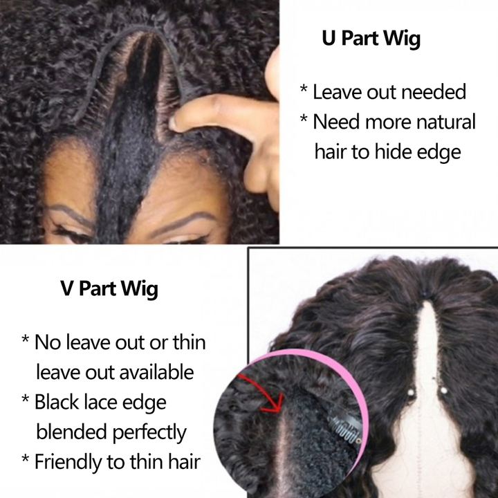 Nouveau V Part Body Wave Upgrade No Leave Out Brésilien Remy Glueless Perruques de cheveux humains pour les femmes 