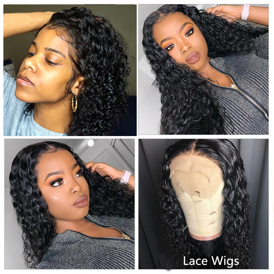 Lumiere Water Wave 13*6 Lace Frontal Wigs Virgin Human Hair Pre Plucked