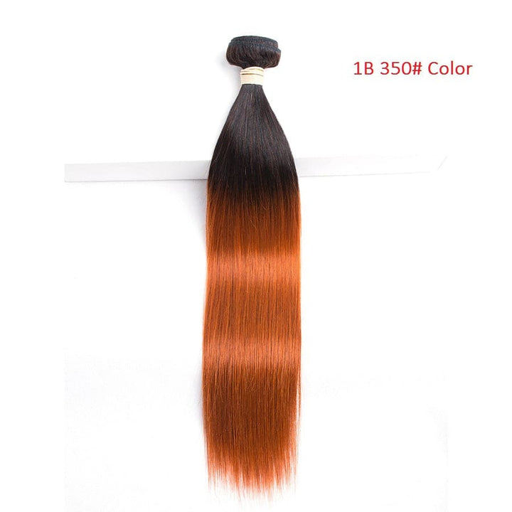 Wuyou lumiere 1 peça 1B/350 extensão de cabelo humano reto virgem ombre