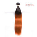 lumiere 1 Piece 1B/350 Ombre Straight Virgin Human Hair Extension