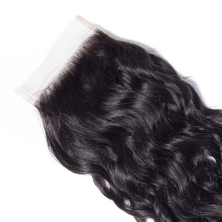 lumiere One Piece Water Wave Virign Human Hair 5X5/6X6/4x4x1 T part/ Lace Closure