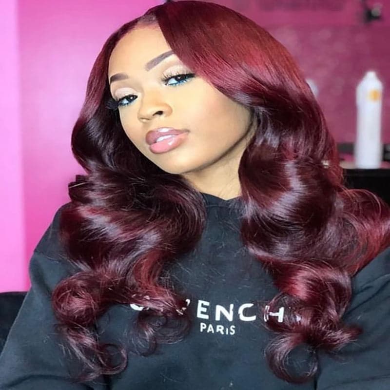 lumiere 1B/99J Ombre Body Wave 3 Bundles 100% Virgin Human Hair Extension