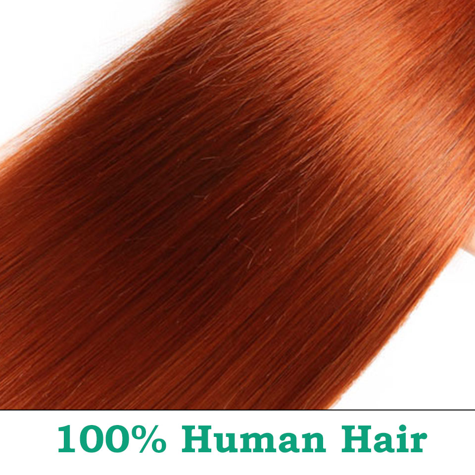 lumiere 1B/350 Ombre Straight 3 Bundles 100% Virgin Human Hair Extension