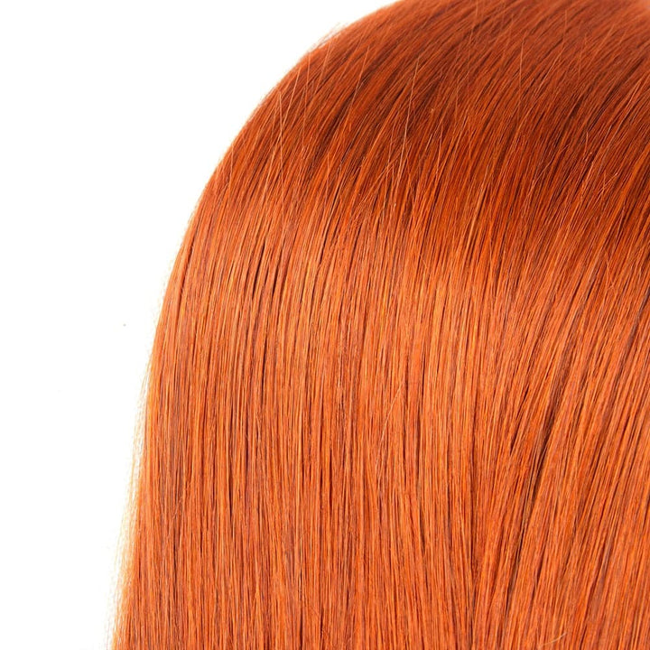 #350 Ginger Straight 4 Bundles Virgin Human Hair Extension