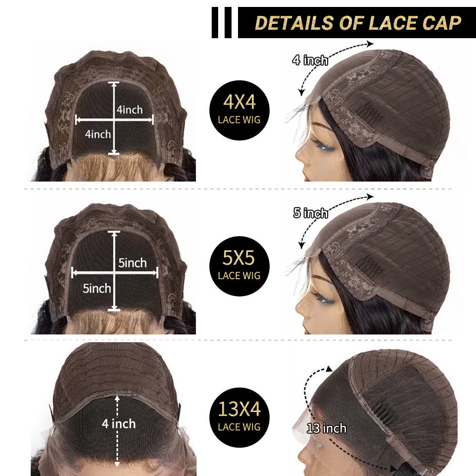Lumière 1B/4 Ombre Brun Crépus Bouclés 4x4/5x5/13x4 Dentelle Fermeture/Frontale 150%/180% Densité Perruques Pour Les Femmes Pré Pincées 