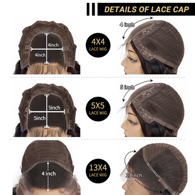 Lumière 1B/4 Ombre Brun Crépus Bouclés 4x4/5x5/13x4 Dentelle Fermeture/Frontale 150%/180% Densité Perruques Pour Les Femmes Pré Pincées 