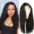 Water Wave Lace Closure / Frontal Wigs With Baby Hair Natural Hairline 150% 180% Density