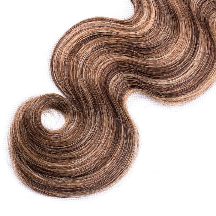 Mettez en surbrillance P4/27 Body Wave 3 Bundles 100% Extension de cheveux humains vierges 