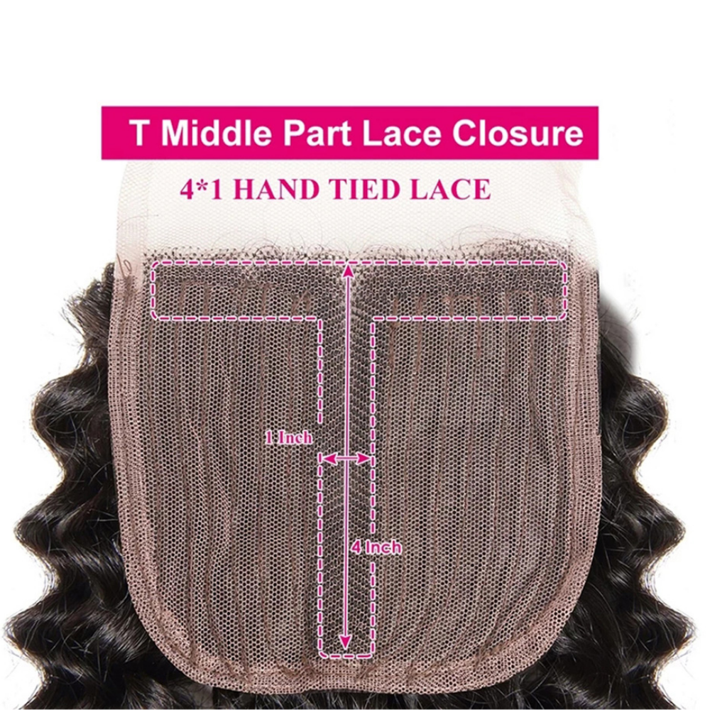 lumiere One Piece Deep Virign Human Hair 5X5/6X6/4x4x1 T part/ Lace Closure