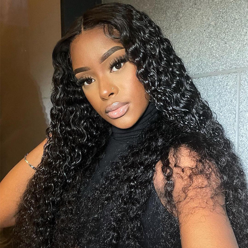 glueless water wave wig