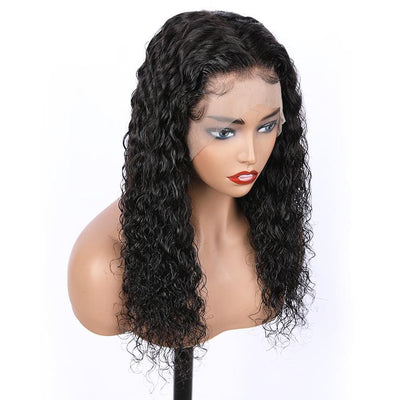 Water Wave Pre-Plucked Realistic Glueless Human Hair Full Lace human hair Wigs