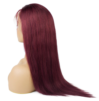 Lumiere 99J Straight 4x4/5x5/13x4 Lace Closure/Frontal 150%/180% Density Wigs For Women Pre Plucked - Lumiere hair