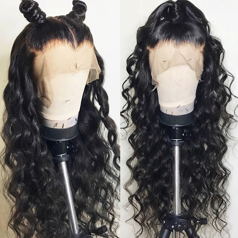 Loose Deep Wave 5x5 closure 13x4 Lace Frontal Wigs Virgin Human Hair Pre Plucked 150% 180% Density - Lumiere hair