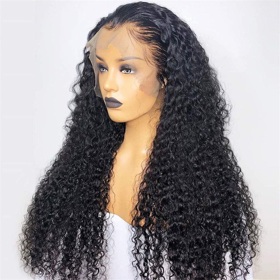 Water Wave Pre-Plucked Realistic Glueless Human Hair Full Lace human hair Wigs