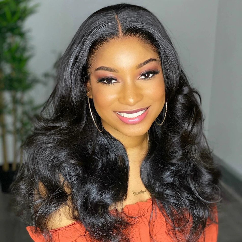 Lumiere Body Wave lace Closure & frontal human hair Wigs pre-plucked With Baby Hair 150% Density - Lumiere hair