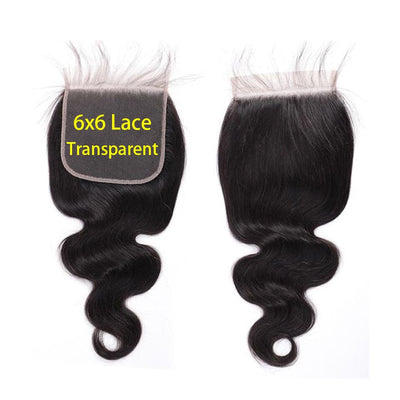 lumiere One Piece Body Wave Virign Human Hair 5X5/6X6/4x4x1 T part/ Lace Closure