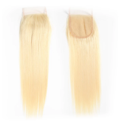 lumiere 613 Blonde straight 4 Bundles with 4*4 Closure Human Virgin Hair - Lumiere hair