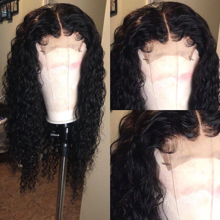 Lumiere Deep Wave 13*6 Lace Frontal Wigs Virgin Human Hair With Baby Hair
