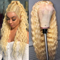 613 Blonde Deep Wave 13X4 Lace Front Wig Human Hair For Women PrePlucked