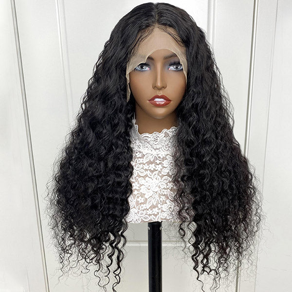 deep wave human hair wigs