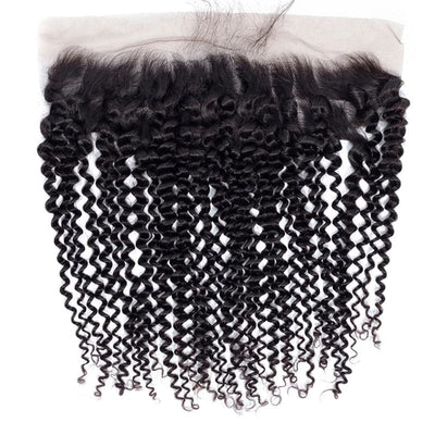 lumiere One Piece Kinky 13x4 Lace Frontal Closure Virgin Human Hair - Lumiere hair