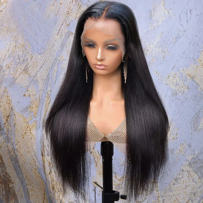 lumiere Long Straight Human Hair Wigs 13x4 Lace Frontal glueless Pre-Plucked with baby hair