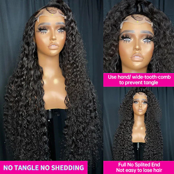 water wave human hair wigs